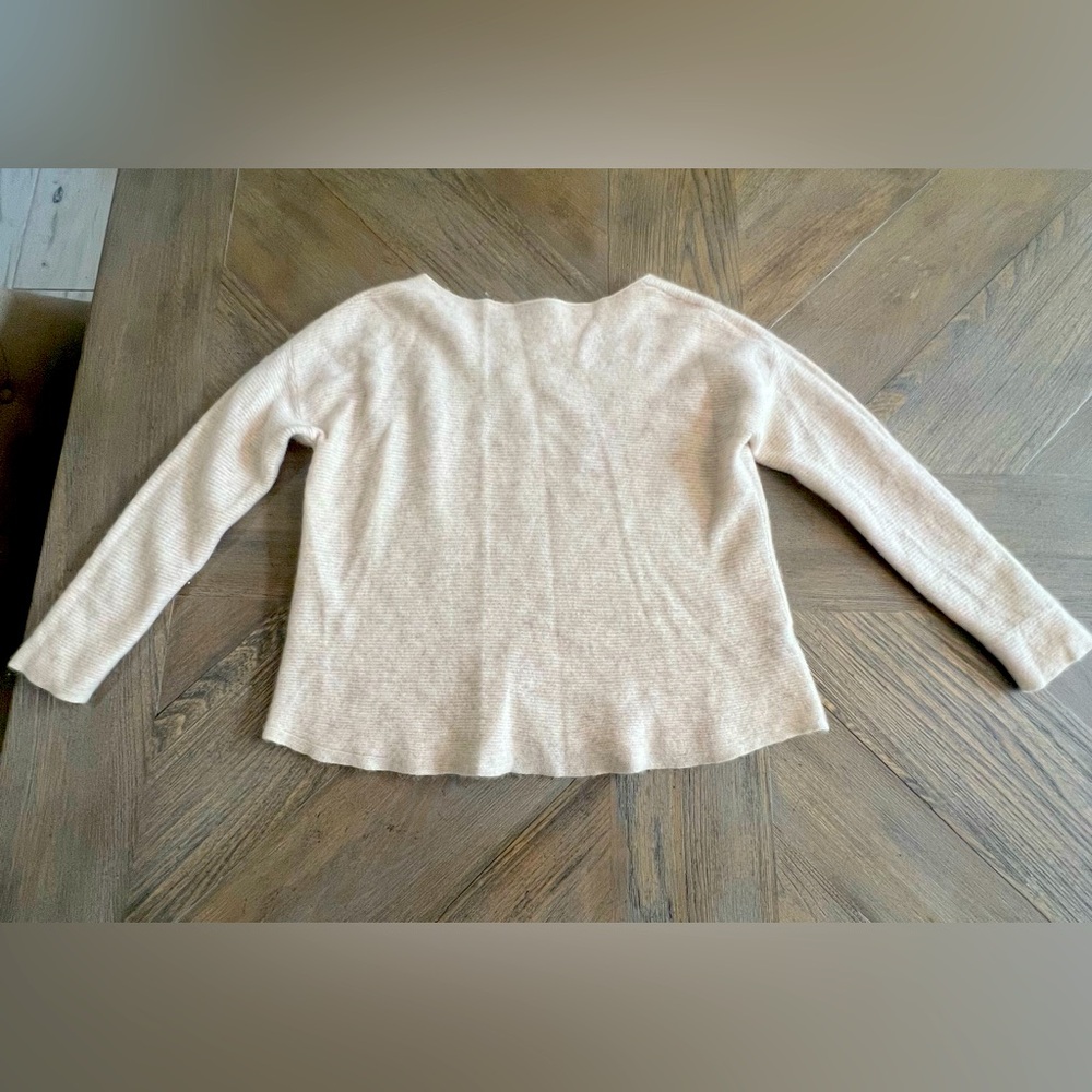 McLaughlin Elegant Cream Women's Sweater 100% cashmere XL